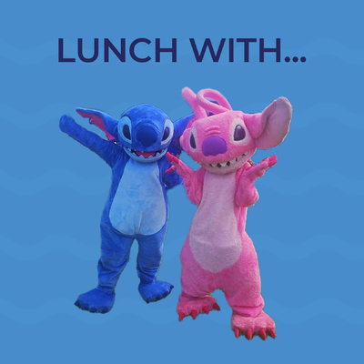12.30pm Lunch with Stitch & Angel | 9pm Bruce Parker