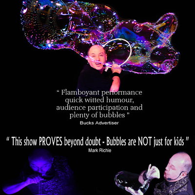 2.30pm Captain Crumble | 7pm Believe-a-bubble